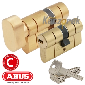 Wkładka Abus 306 - D10 40/50 + KD10 50G/40 w systemie 1 klucza mosiądz matowy