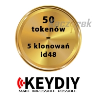 Keydiy - 50 tokenów do klonowania transpondera id48