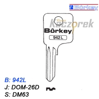 KMB050 - klucz surowy - Borkey 942L