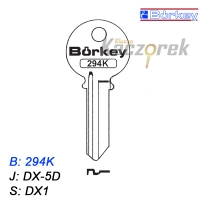 KMB004 - klucz surowy - Borkey 294K