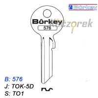 KMB005 - klucz surowy - Borkey 576
