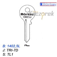 KMB017 - klucz surowy - Borkey 1402,5L