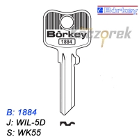 KMB037 - klucz surowy - Borkey 1884
