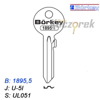 KMB039 - klucz surowy - Borkey 1895,5