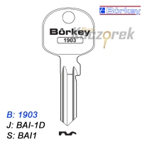 KMB043 - klucz surowy - Borkey 1903