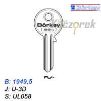 KMB046 - klucz surowy - Borkey 1949,5