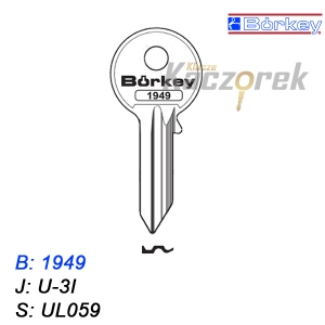 KMB045 - klucz surowy - Borkey 1949