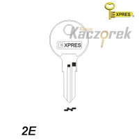 Expres 079 - klucz surowy mosiężny - 2E