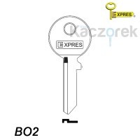 Expres 005 - klucz surowy mosiężny - BO2