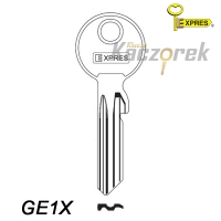 Expres 132 - klucz surowy mosiężny - GE1X