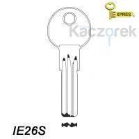 Expres 017 - klucz surowy mosiężny - IE26S
