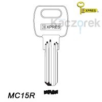Expres 023 - klucz surowy mosiężny - MC15R