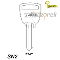 Expres 062 - klucz surowy mosiężny - SN2