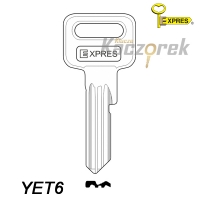 Expres 199 - klucz surowy mosiężny - YET6