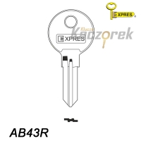 Expres 123 - klucz surowy mosiężny - AB43R