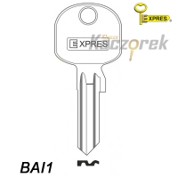 Expres 061 - klucz surowy mosiężny - BAI1
