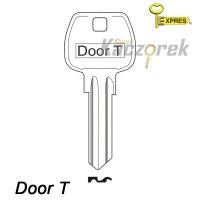 Expres 050 - klucz surowy mosiężny - Door T