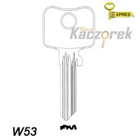 Expres 052 - klucz surowy mosiężny - W53