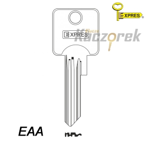 Expres 208 - klucz surowy mosiężny - EAA
