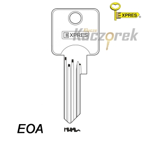 Expres 211 - klucz surowy mosiężny - EOA