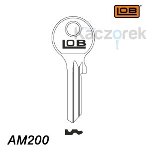 Mieszkaniowy 011 - klucz surowy mosiężny - Lob AM200