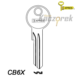 Expres 130 - klucz surowy mosiężny - CB6X