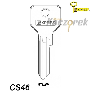 Expres 143 - klucz surowy mosiężny - CS46