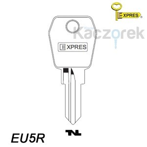 Expres 012 - klucz surowy mosiężny - EU5R
