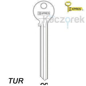 Expres 044 - klucz surowy mosiężny - TUR
