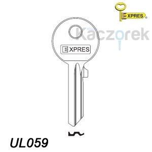 Expres 034 - klucz surowy mosiężny - UL059