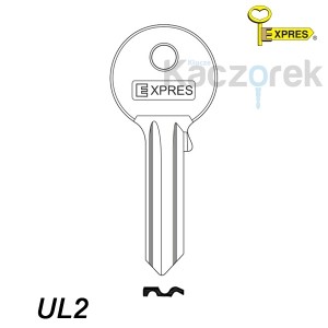 Expres 048 - klucz surowy mosiężny - UL2