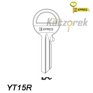 Expres 127 - klucz surowy mosiężny - YT15R
