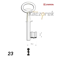 Numerowany Jania 023 - klucz surowy