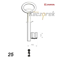 Numerowany Jania 025 - klucz surowy