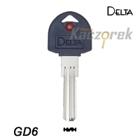 Mieszkaniowy 047 - klucz surowy mosiężny - Delta GD6