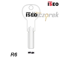 Mieszkaniowy 089 - klucz surowy mosiężny - Iseo R6