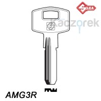 Silca 004 - klucz surowy mosiężny - AMG3R