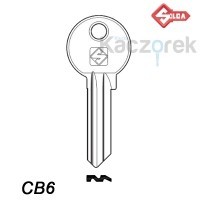 Silca 007 - klucz surowy - CB6