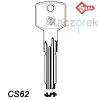 Silca 032 - klucz surowy mosiężny - CS62