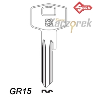 Silca 051 - klucz surowy mosiężny - GR15