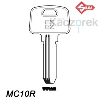 Silca 015 - klucz surowy mosiężny - MC10R
