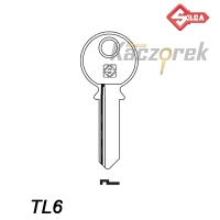 Silca 058 - klucz surowy - TL6