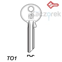 Silca 023 - klucz surowy - TO1