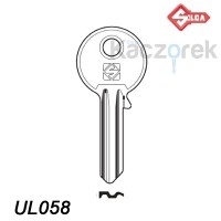 Silca 027 - klucz surowy - UL058