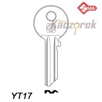 Silca 036 - klucz surowy - YT17