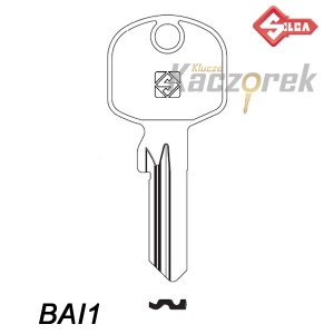 Silca 040 - klucz surowy - BAI1