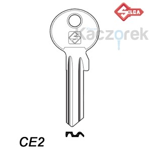 Silca 008 - klucz surowy - CE2