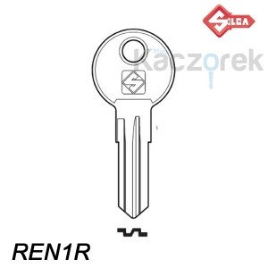 Silca 020 - klucz surowy - REN1R