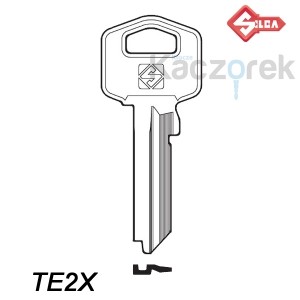 Silca 035 - klucz surowy - TE2X