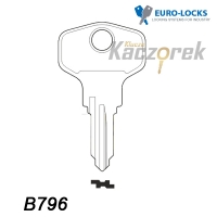 Mieszkaniowy 154 - klucz surowy - Euro-Locks do zamka B796